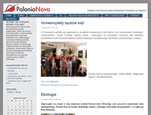 Tablet Screenshot of polonianova.hu